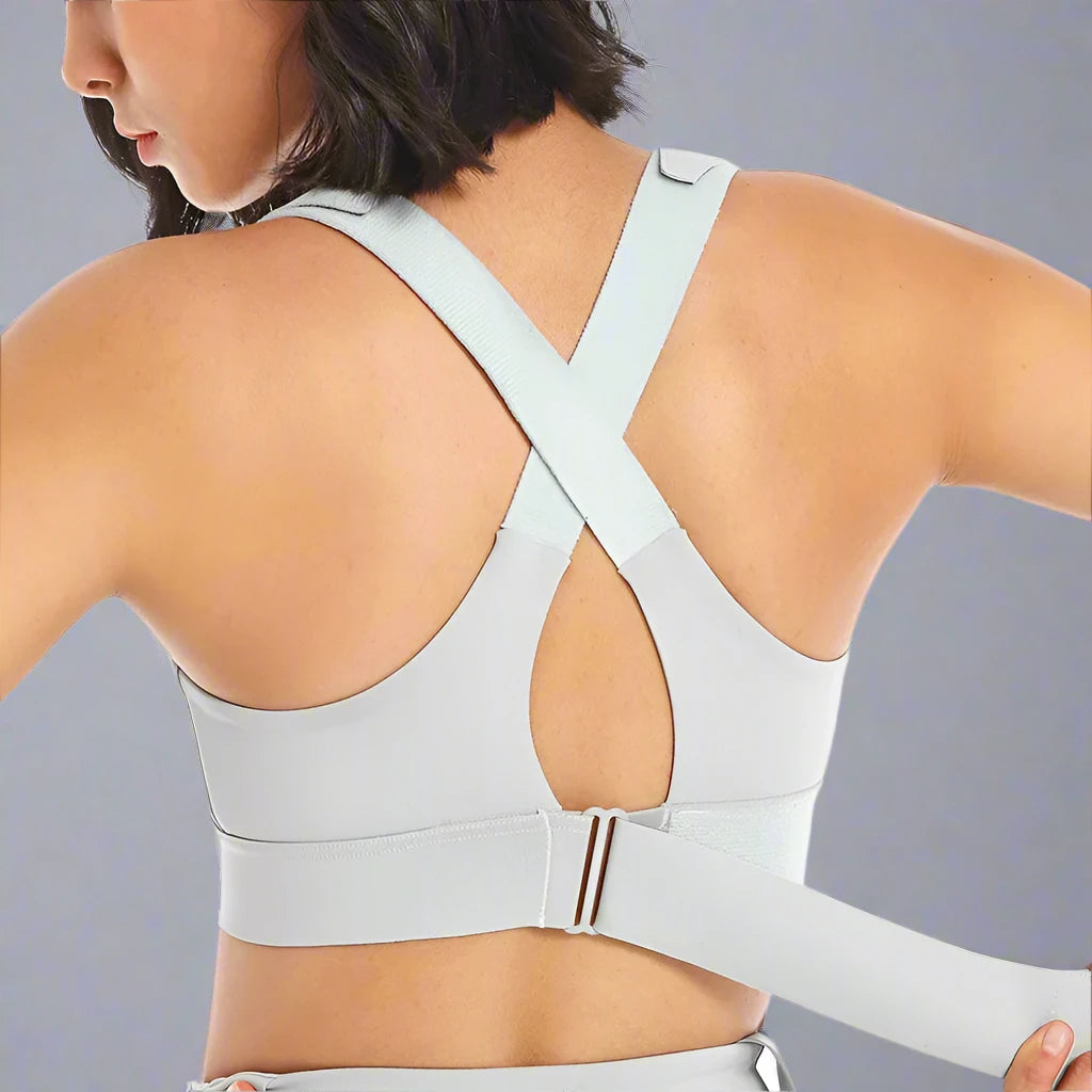 Front Zipper Sports Bra