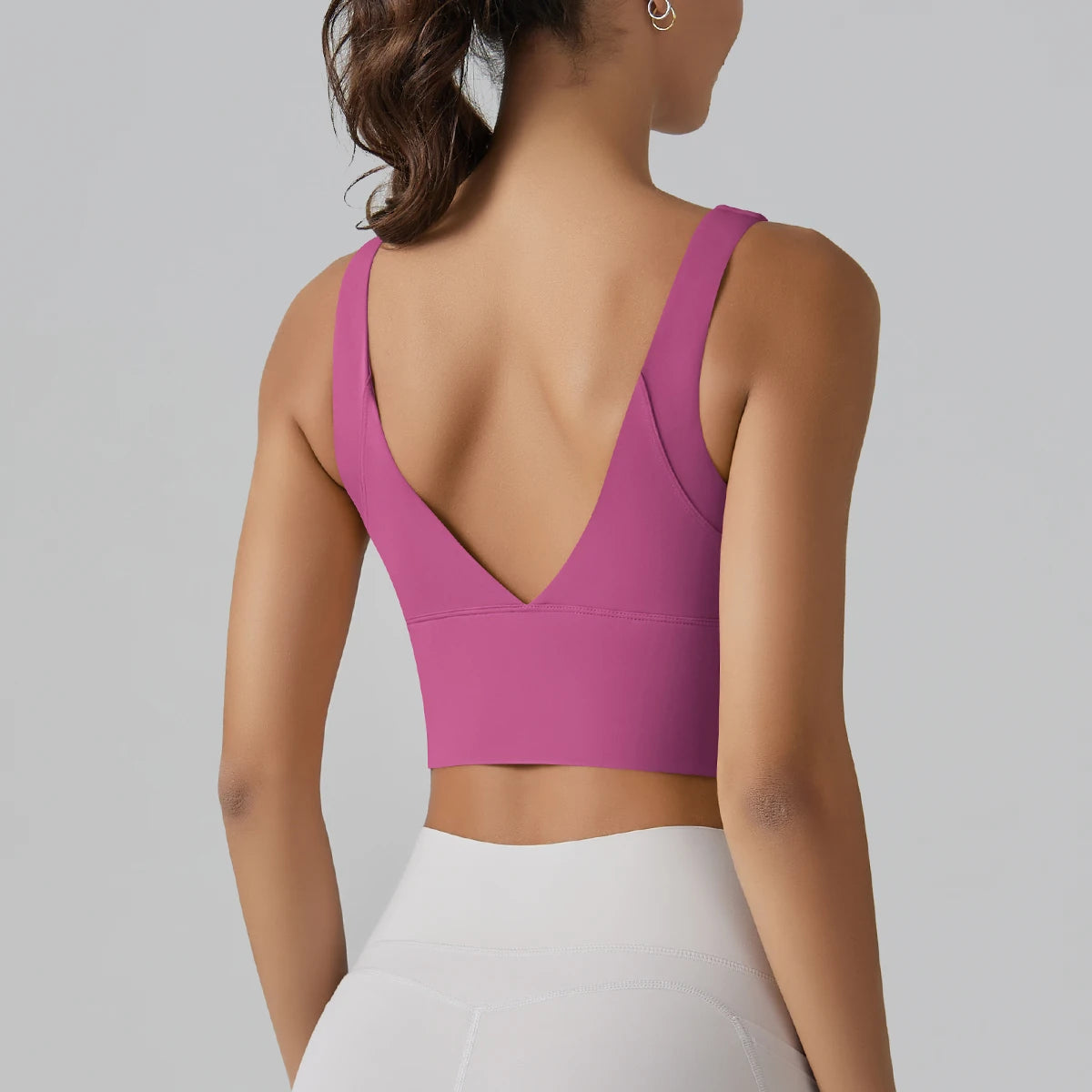 High-Stretch Geometric Tank Top