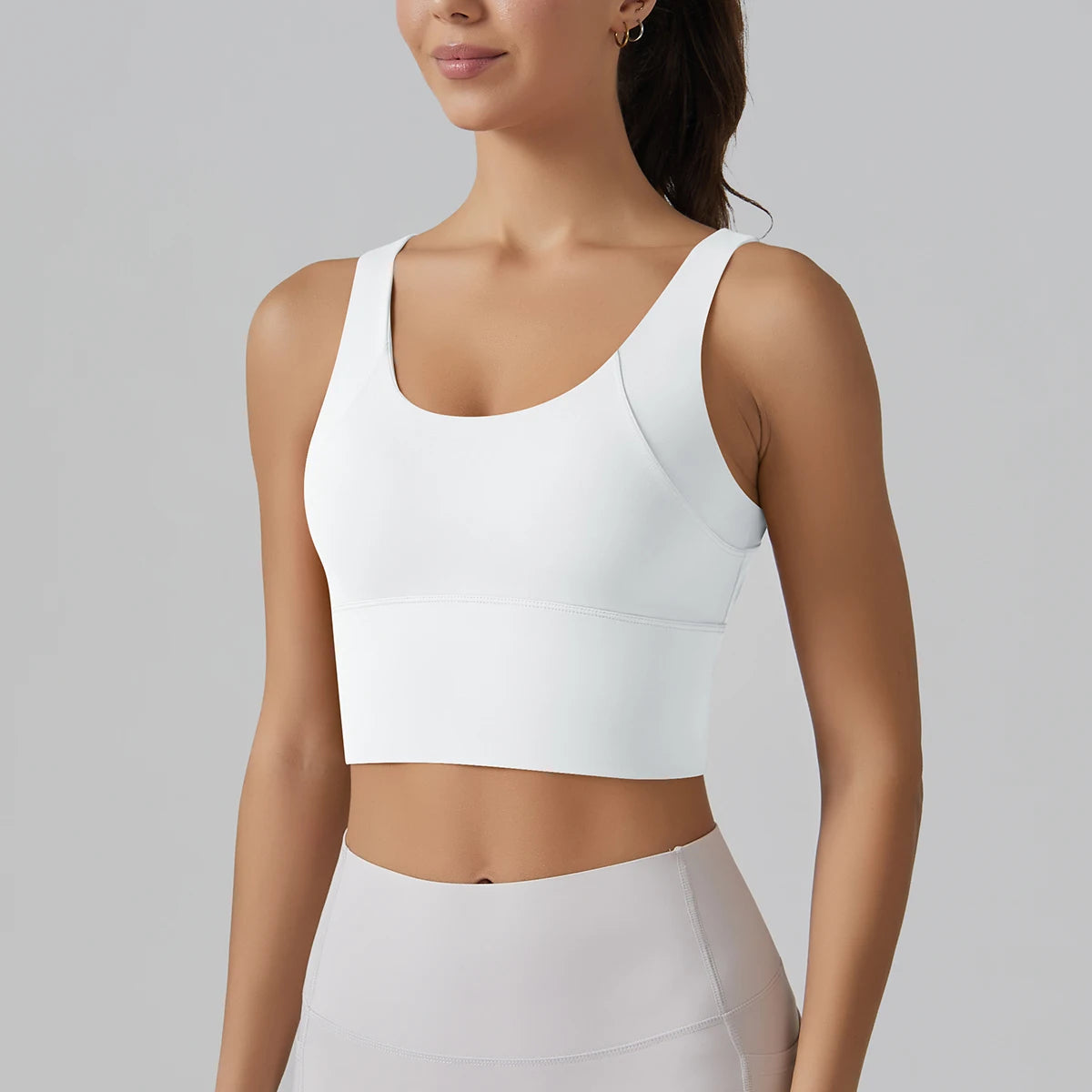 High-Stretch Geometric Tank Top